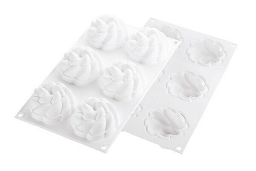 [51657494] SILIKOMART - MOULE SILICONE - FLEUR 90 N. 6 Ø99 H 35 MM