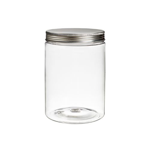 [44104152] POT TORNILLO TRANSPARENT AVEC COUVERCLE 1L H14,5CM  Ø10,5CM PAQUET DE 6PC