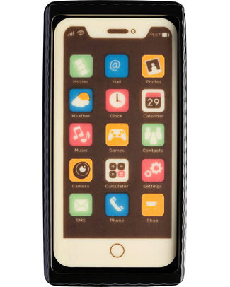 [08055991] IPHONE EN CHOCOLAT 3D 13CM 40GR