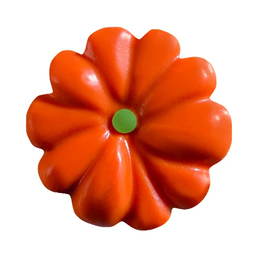 [08058055] 088219 PCB CHAPEAUX DE CITROUILLES COLORÉS ORANGE CUCURBITACÉE 4X3,95CM 108PCS ***S/CDE***
