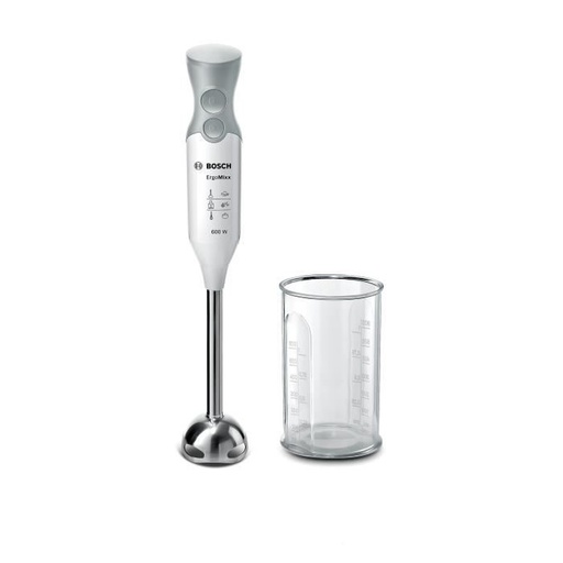 [62250094] BOSCH ERGOMIX MIXER PLONGEUR 600W + BOL MESUREUR*USAGE PARTICULIER*