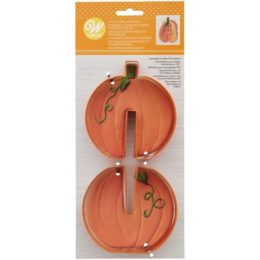 [08053297] WILTON SET OF 2 PUMPKIN EMBELLISHMENTS