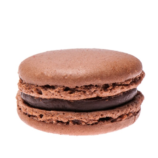 [02060140] M&A ZOETE MACARONS CHOCOLADE Ø 4,5CM 70X20GR