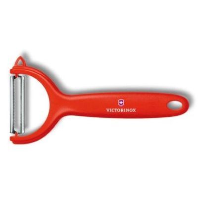 [57663197] VICTORINOX RED STRAIGHT "Y" PEELING KNIFE