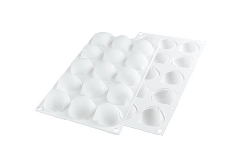 [51657256] TROMPE L'OEIL - SILIKOMART ICE BROWN MOLD 30 47X48H 25MM CURVFLEX WHITE