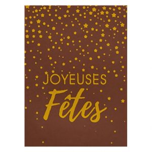 [08057313] 065146 PCB RECTANGLES CL PLUIE D ÉTOILES 2 DESIGNS4X2,9 CM 120PCES ***S/CD***