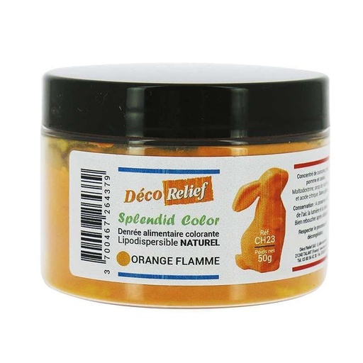 [07055016] COLORANT NATUREL LIPODISPERSIBLE ORANGE FLAMME50GR 