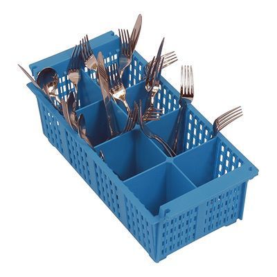 [57660376] CATERRACKS CR6000 CUTLERY LOCKER - 8 COMPARTMENTS 43X21X15HT