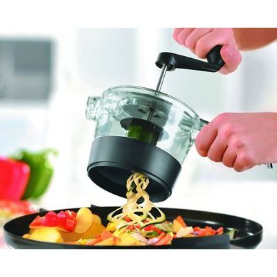 [57658747] GEFU "SPIRALFIX" GROENTESNIJDER - 4 VERSCHILLENDE SNIJBREEDTES