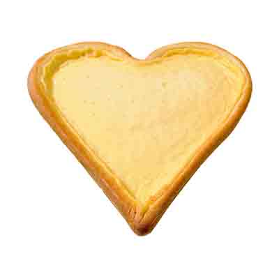 [02041014] ❄️PRUVE 38 HEART-SHAPED TART BASES 22CM 7 PIECES ***S/CDE***