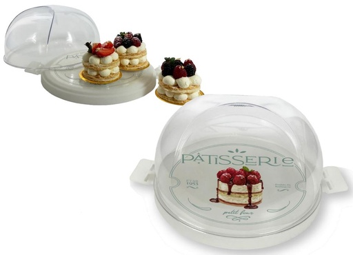 [41802309] BOÎTE DE TRANSPORT POLYPROPYLENE POUR GATEAU 27 X 26 X 14 CM