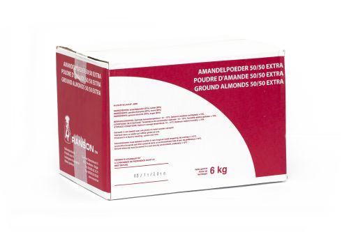 [03030692] ATLAS 50% EXTRA GROUND ALMONDS 6KG RED BOX
