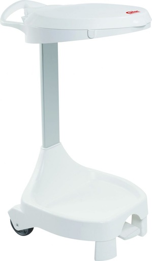 [70410628] GILAC 120L WITTE PLASTIC VUILNISZAKHOUDER