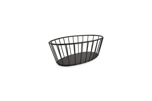 [60251872] BONBISTRO CORBEILLE PAIN METAL NOIR 21X11XH7CM