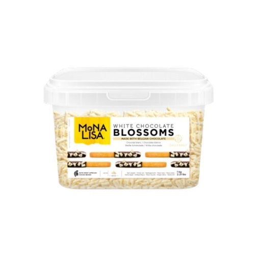 [05100802] CALLEBAUT CHW-BS-9U2-E0-07B (EX MONA LISA CHW-BS-22280E0-07B) BLOSSOMS BLANC 1KG
