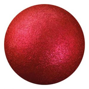 [08057412] 065291 PCB BOULES CB CRISTALLISÉES ROUGE Ø 3 CM 63PCES ***S/CD***