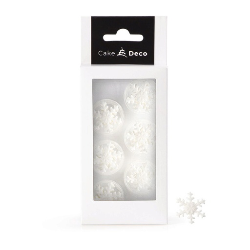 [08054178] 39407 CAKEDECO IJSKRISTAL WIT 12 PIECES ***S/CD***