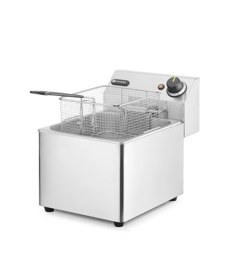 [60509715] HENDI FRITEUSE BLUE LINE INOX 8L 26.5X43X34.5CM 3500W *KITCHENLINE