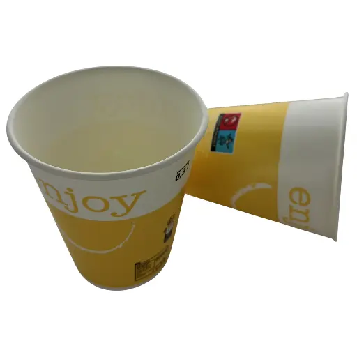 [25101140] COLORED PAPER CUP GRANITA/MILK SHAKE 300ML "SUNRISE" PACK OF 100 PCES