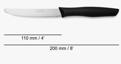 [57657723] ARCOS SPREADING/MEAT KNIFE WITH ROUND TIP TEETH