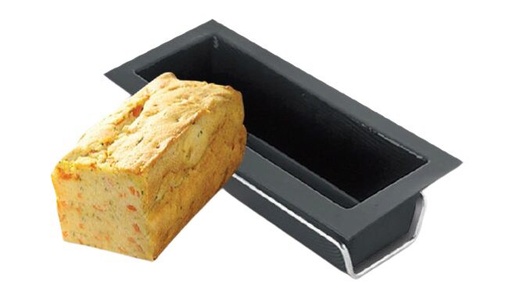 [51657350] *FF* FM-00476 FLEXIPAN® ORIGINE CAKE 18,5X9CM H6CM VOL 70CL  + SUPPORT INOX