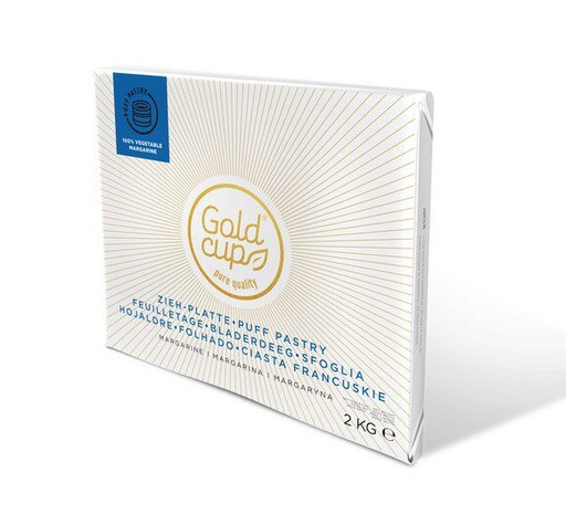 [05060008] VAMIX GOLD CUP MARGARINE FEUILLETAGE EN PLAQUE   6X 2 KG