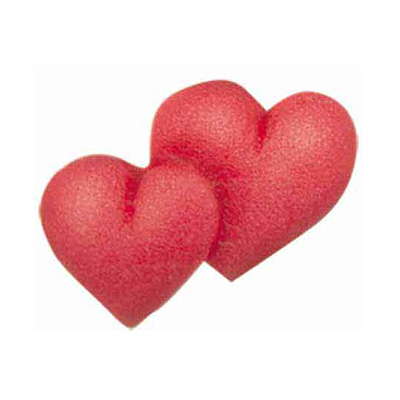 [08068488] 1056401 COEUR DUO ROUGE MASSEPAIN 15MM400PCES ***S/CDE*** ***REAPPRO 2024***
