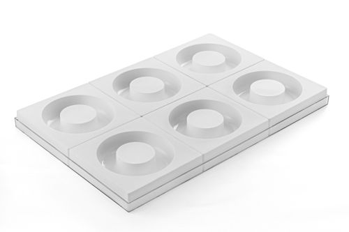 [51661090] SILIKOMART SET MOULES ROND SILICONE TORTAFLEX Ø180 HT 50MM VOLUME 6 X 1266ML