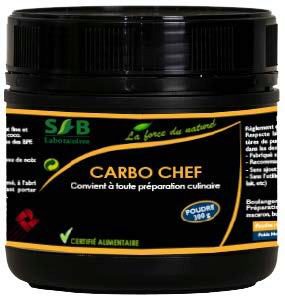 [06100721] CARBO CHEF KOK ACTIEF E153 RIETMANN 6X300GR = POT ***OP/BEST****