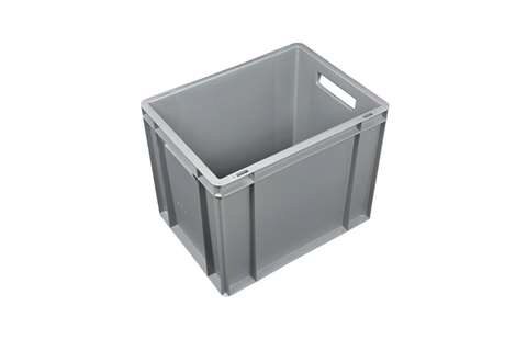 [60251467] EURONORM BAK PO/VOL 40X30XH27CM GRIJS-25L BUDGET LIJN-VERSTERKING PB-4327E