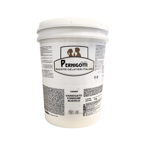 [07400028] PERNIGOTTI VARIEGATO NOUGAT RUSTIQUE 5KG