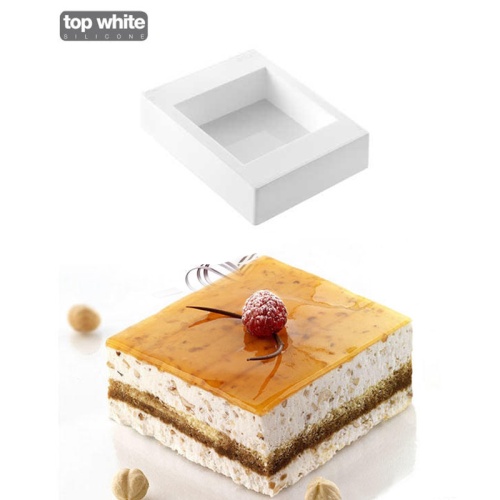 [51661115] VIERKANT VORM IN SILICONE INDIVIDUEEL TORTAFLEX 135X135 H50MM VOL 982ML