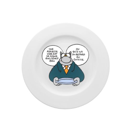 [60231013] THE CAT DESSERT PLATE COLOR 21CMP.GELUCK