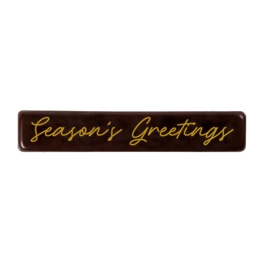 [08054940] 2015347 PLAQUETTE SEASON S GREETINGS 8X1,5CM 120PCS ***S/CDE***