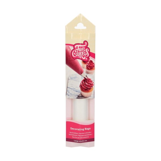 [08053605] TRANSPARENT PIPING BAG 41X21CM L10 PCES