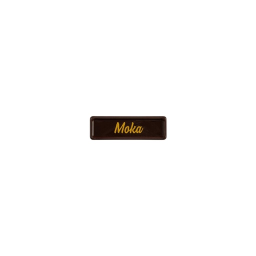 [08058390] 2002446 PLAQUETTE MOKA 3,8X1,2 CM 300PCS