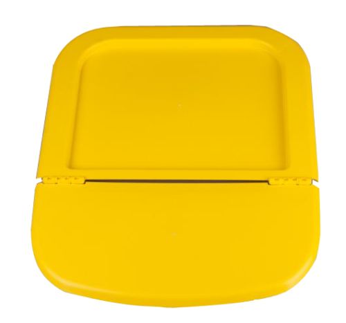 [50611192] 15L YELLOW INGREDIENTS CONTAINER LID 40 X 43 CM