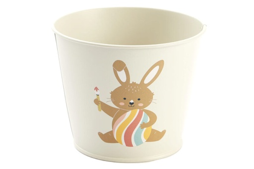 [61700483] POT ZINK Ø11,5CM KONIJN LOUIS