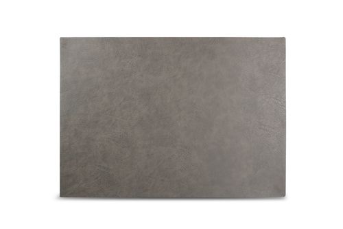 [54901467] PLACEMAT 43X30CM LEDERLOOK GRIJS LAYER