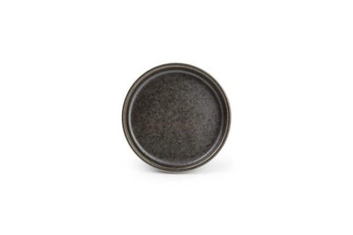 [60251197] F2D BLACK CERES ASSIETTE PLATE 13.5XH3CM
