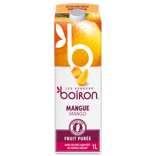 [02101001] BOIRON PUREE DE MANGUE PASTEURISEE 100% 1L