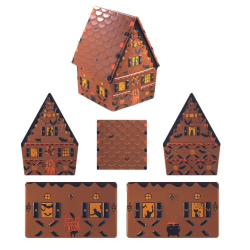 [08058165] 088145 PCB HAUNTED HOUSE MALLEN VOOR 4 STUKS 11,5X11CM H15,5CM 4STKS ***S/CDE***