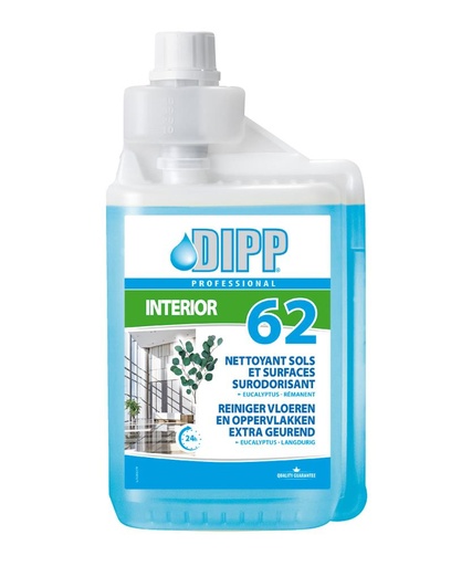 [20040036] DIPP 62 MULTI-FRESHENER CLEANER EUCALYPTUS 1L
