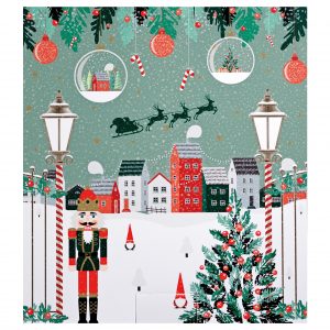 [08058004] 074330 PCB ADVENT CALENDARS CHRISTMAS VILLAGE TO BE FILLED 10PCS ***S/CD***