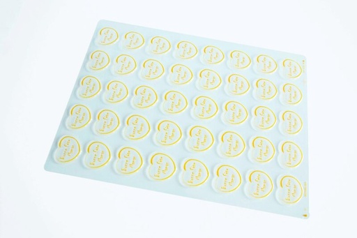 [08057188] 061366 PCB BLISTERS COEURS BONNE FÊTE MAMAN SOIT 80 EMPREINTES 4,8X4,5 CM 2PCES ***S/CD***