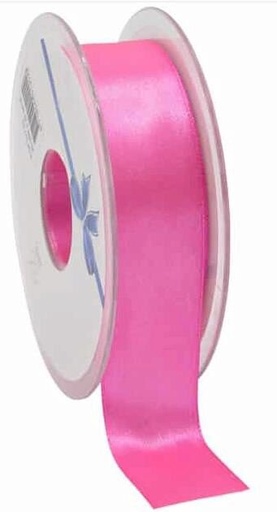 [70410054] RUBAN DOUBLE FACE SATIN FUCHSIA CLAIR 25MM X 25M