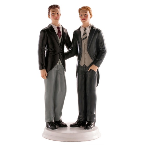 [61000094] GAY MARRIED COUPLE FIGURINE