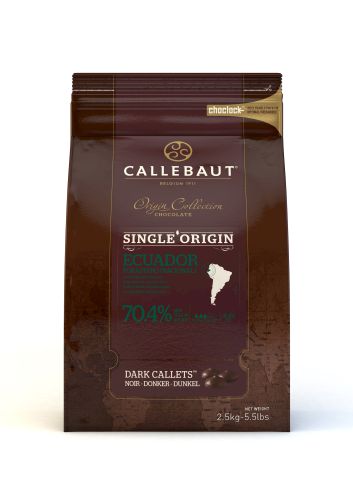 [03070233] CALLEBAUT CHD-R731EQU-E4-U70 EQUATEUR DONKER 70%  KARTON VAN 4 ZAKKEN X 2,5KG=ZAK***/SCDE***