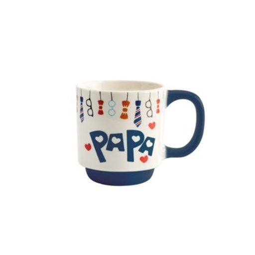 [61250534] MUG "PAPA" Ø8.5CM H10CM