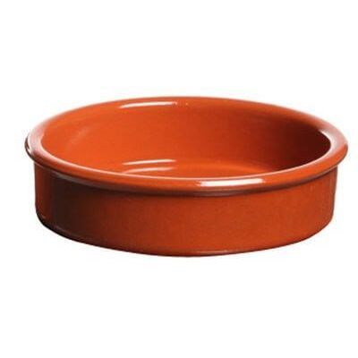 [57658381] REGAS CERAMIC DISH TERRA COTTA 14XH3CM BROWN